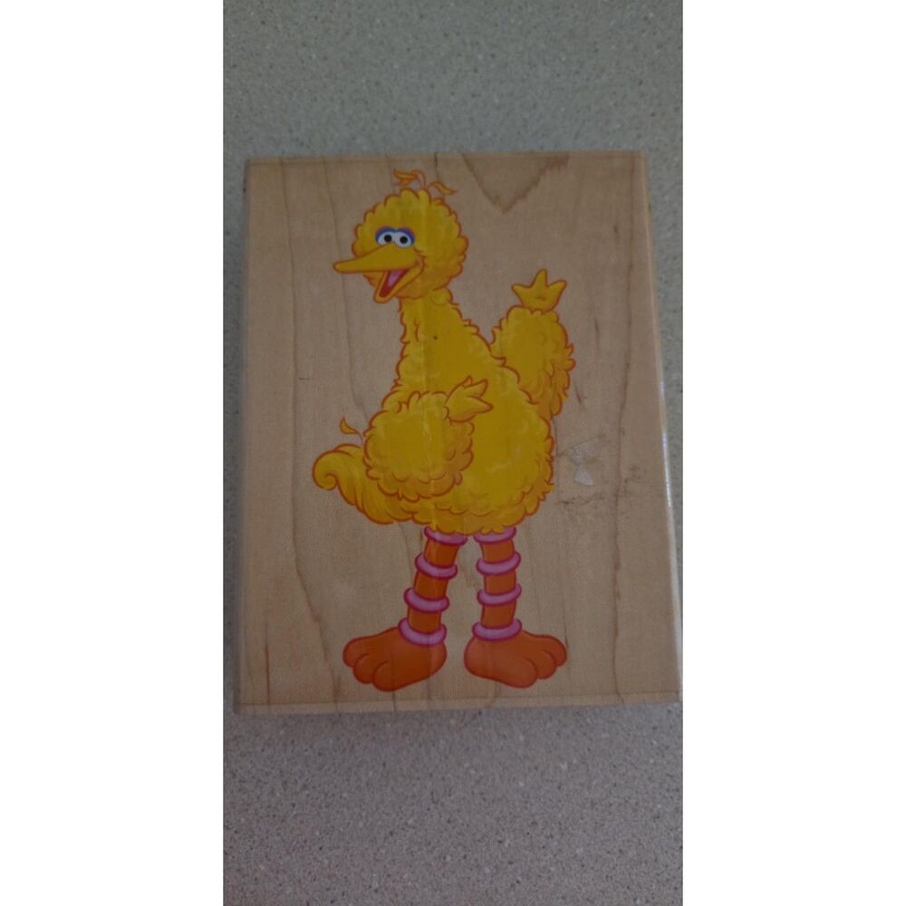 Stampabilities  Big Bird Waves  Hello PR1009 Rubber  Stamp  2007  Rare  Retired